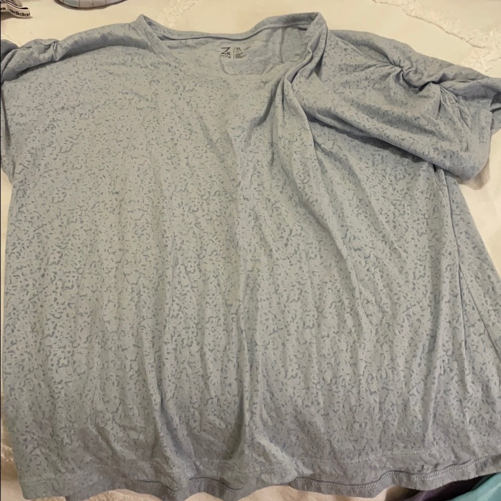 Cinched Cute Blue Shirt